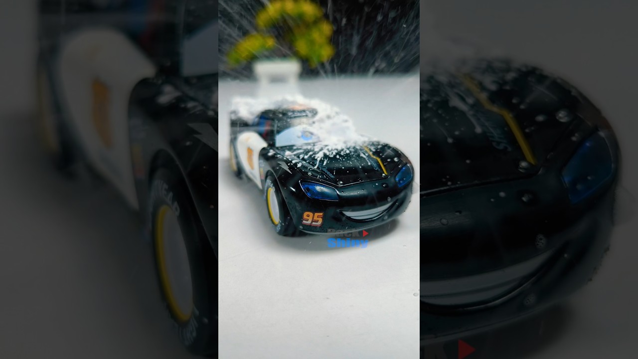 Lightning McQueen Black Dirtiest to Shiny!