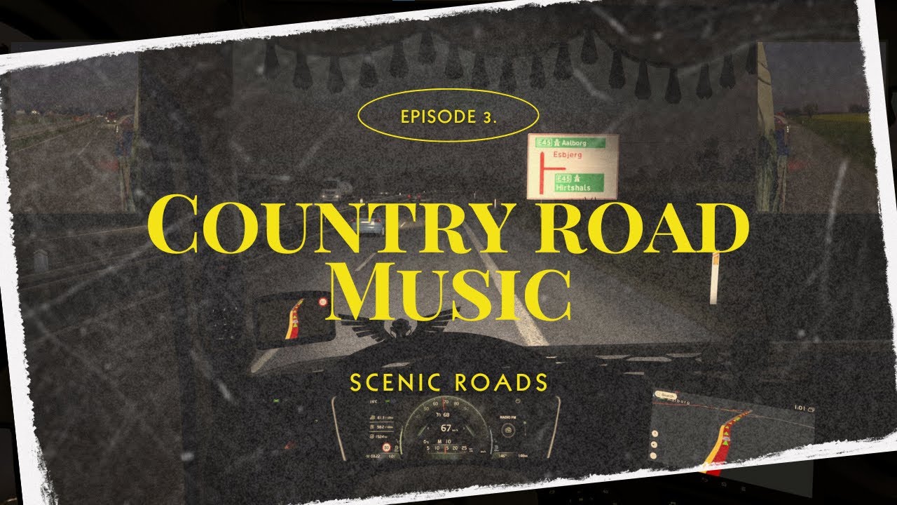 Euro Truck Simulator 2 &ndash; Relaxing Night Drive Across Scenic European Roads with Country Music