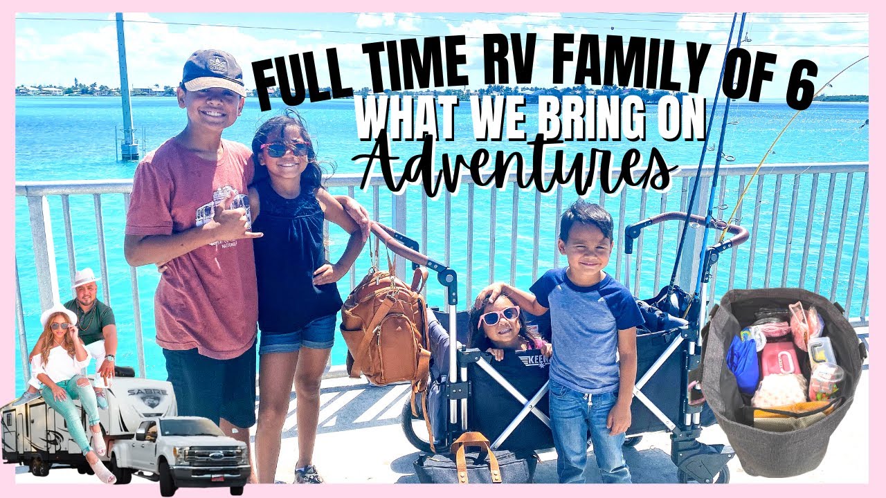 MOM HACKS! ADVENTURE BAG | DAY BAG | STROLLER ORGANIZATION | RV FAMILY OF SIX | ALWAYS LORNA MARIE