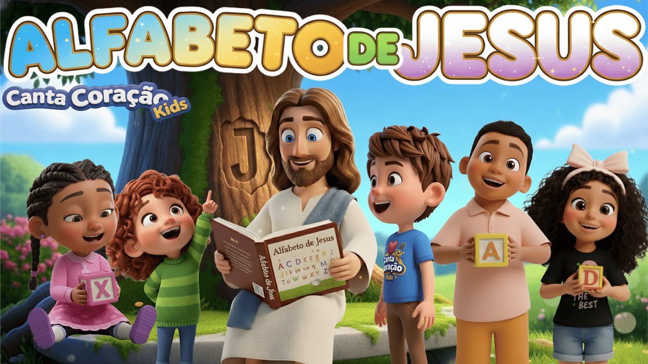 ALFABETO DE JESUS - Canta Coração Kids | MÚSICA INFANTIL EVANGÉLICA | Aprenda o ABC da Bíblia