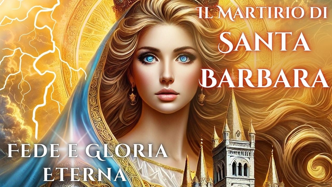 Santa Barbara: La  Straordinaria Storia della Santa e i Suoi Miracoli | Santa del giorno 4 Dicembre.
