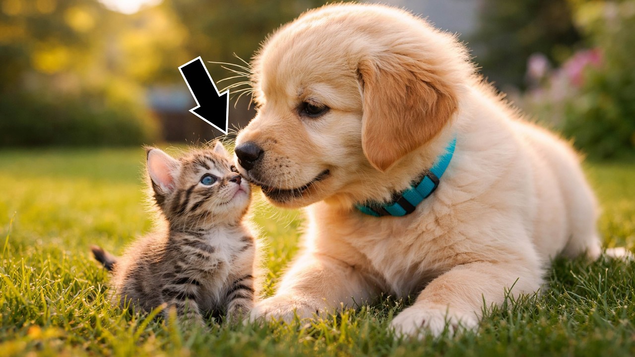Nobody Noticed The Tiny Kitten — Until The Puppy Chose Her