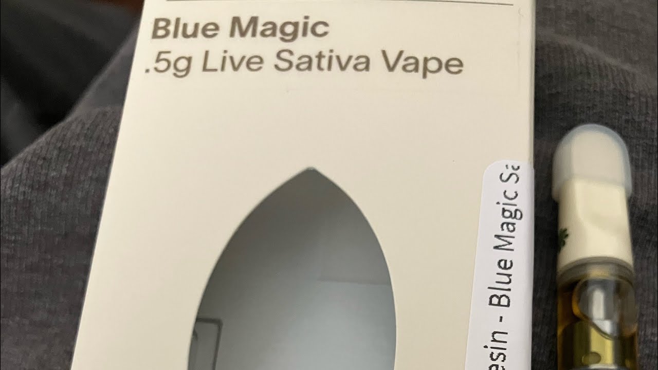 Live resin half gram bloom cart review blue magic