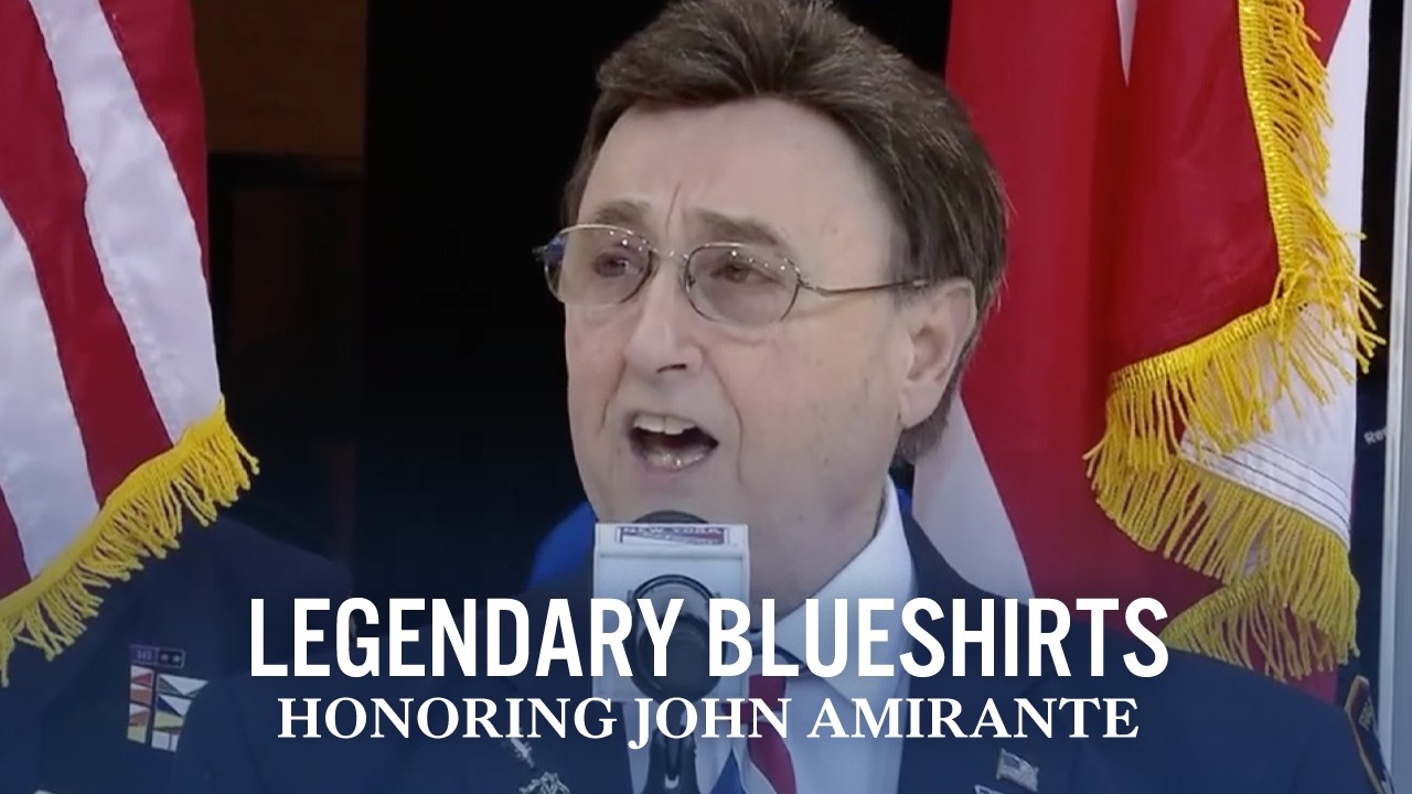 Legendary Blueshirts: Honoring John Amirante 🎤