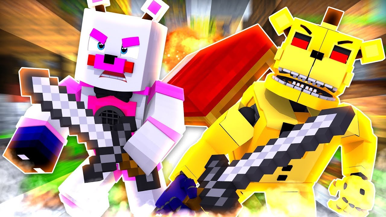 Фантайм Фредди и Голден Фредди играют в Бедварс?! | Minecraft FNAF Roleplay