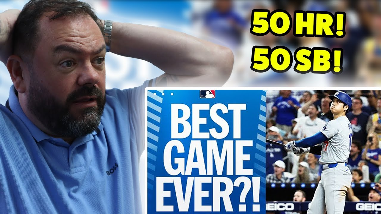 BRITS React to GREATEST GAME EVER?!? Shohei Ohtani goes 6-FOR-6 with 3 HOMERS, 2 SB and 10 RBI!