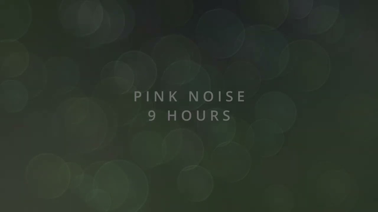 A tranquil forest for one: Pink Noise, creating the strongest barrier for a solitary soul.