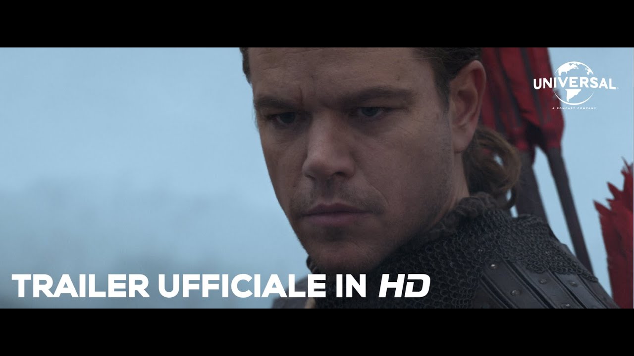 THE GREAT WALL di Zhang Yimou con Matt Damon - Trailer italiano ufficiale