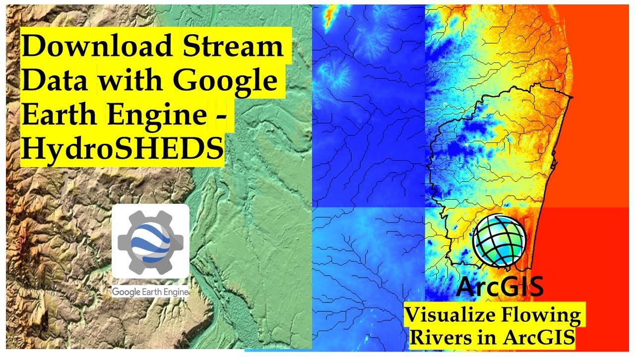 Download Stream data with Google Earth Engine | HydroSHED