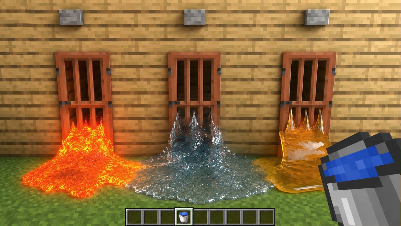 Realistic Lava, Water & Honey vs Doors (8-Minute Real Life Compilation)