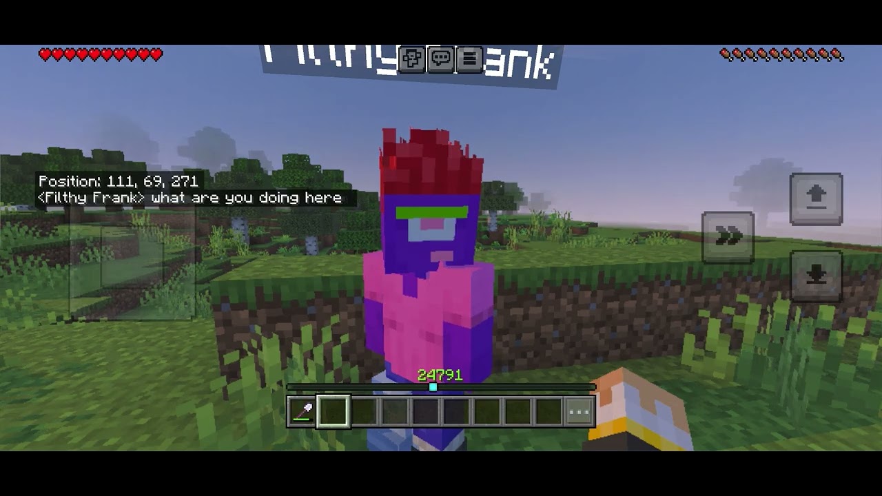 Minecraft Pe Gameplay ep587 Goodbye Filthy Frank? Again?