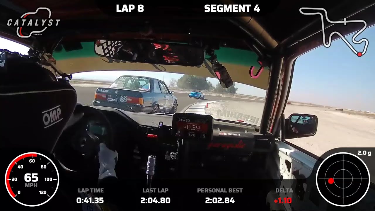 Spec E30 Race - Oct 18 2025 - Last to 1st - Buttonwillow Circuit - Matthew Ibrahim