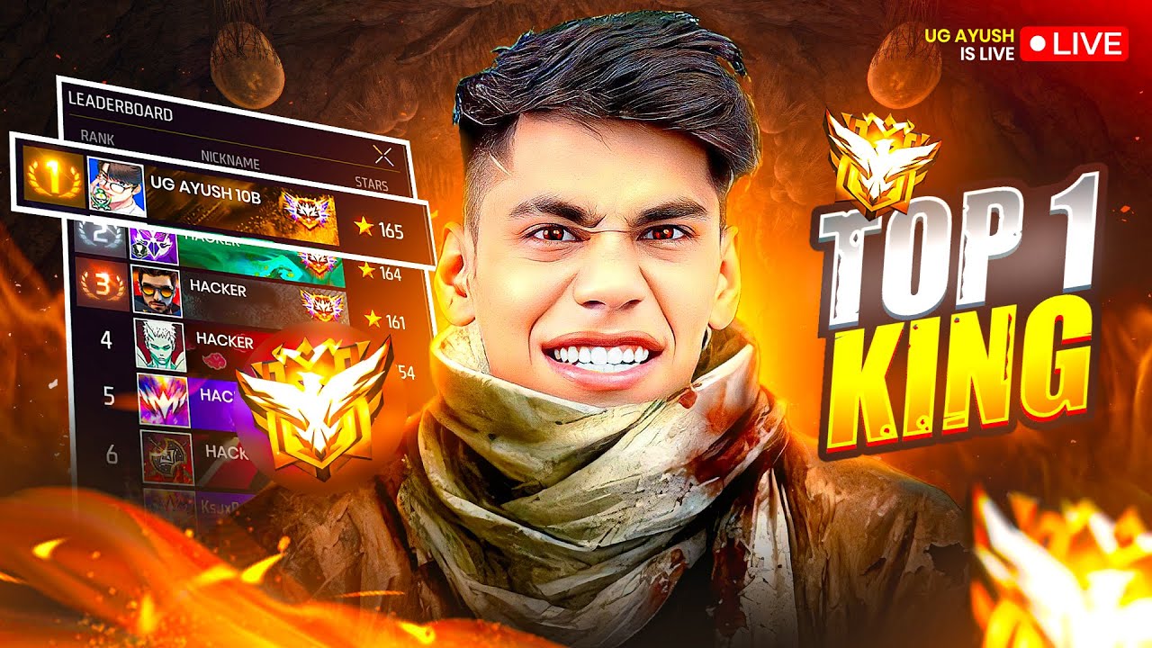 🔴[Live] Top 1 Squad Broked😭TOP 1 CS Push🤞  - Free Fire Live !!