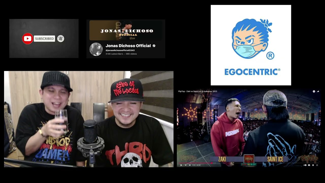 JONAS MILKY MAN x M ZHAYT : ZAKI VS SAINT ICE ( VIDEO REACTION )