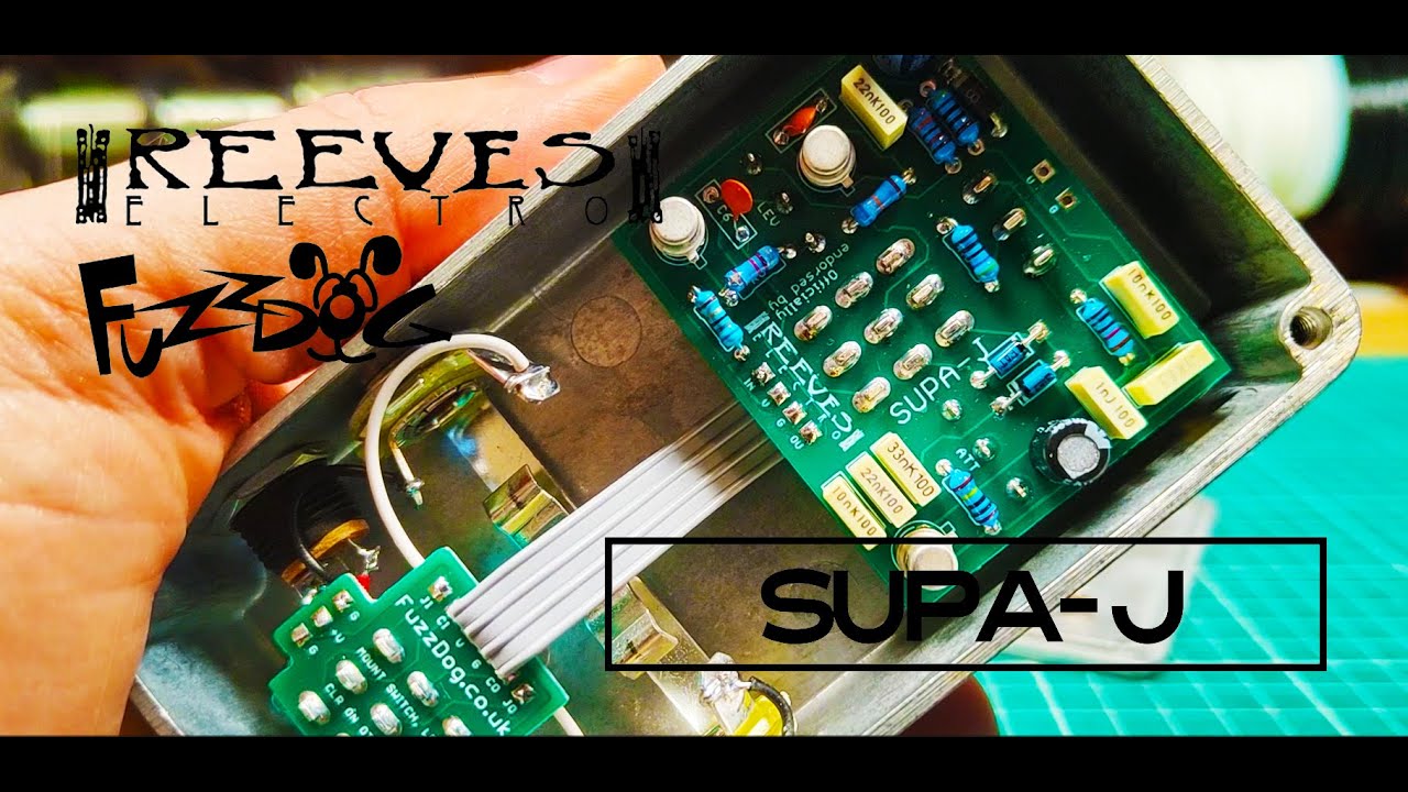 Reeves Electro / Fuzzdog collaboration Supa J dual fuzz demo