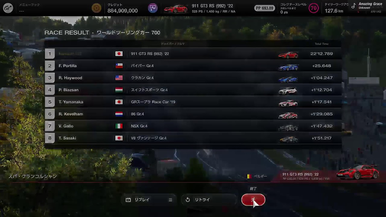 【GT7】20260213 Weekly Challenges February 3rd week