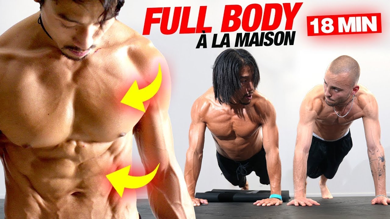 MA ROUTINE PECS ET ABDOS VISIBLES en 18 MIN (sans mat&eacute;riel)