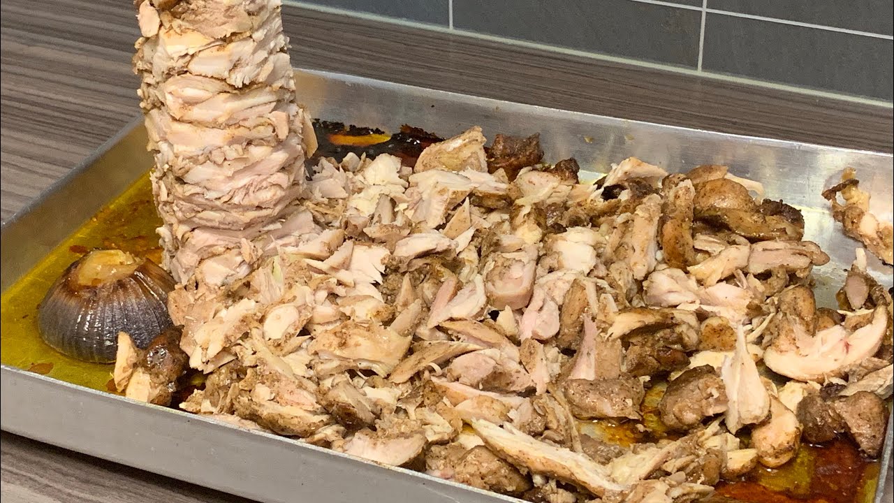 شاورما منزلية رهيبة متل المحلات المذاق سوبر روعة جربوها ما رح تندمو 👍