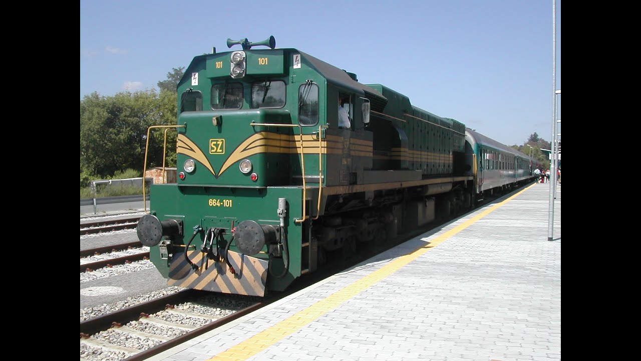 Slovienian and Croatian Diesel Locomotives August 2009.