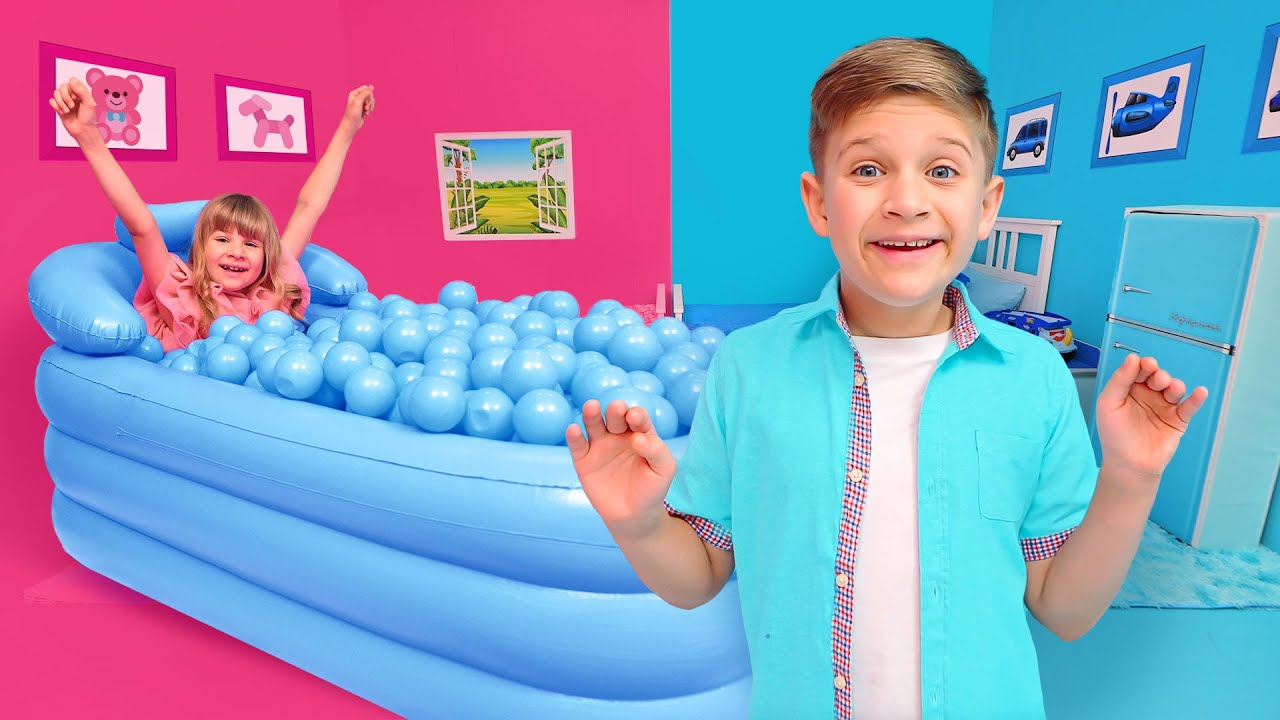 Fun kids challenges with Diana Roma and Oliver