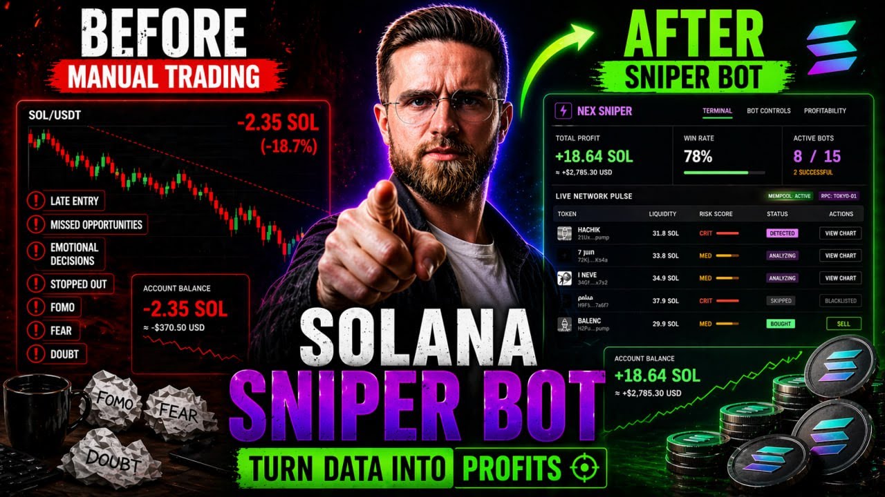Solana Sniper Bot Tutorial 2026 &mdash; How to Snipe MemeCoins? | Live Snipe Tokens