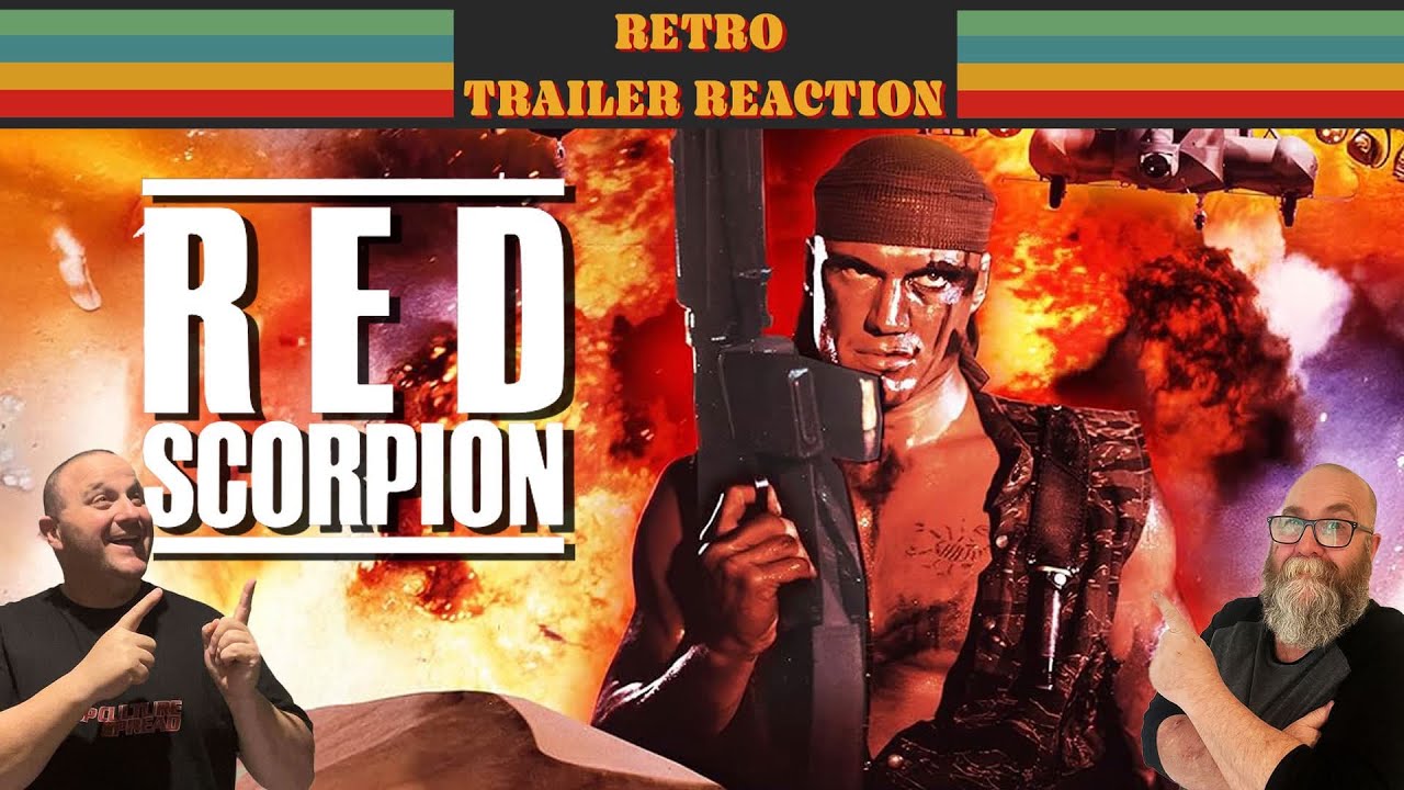 Реакция на ретротрейлер Red Scorpion | Дольф Лундгрен: Боевик Холодной войны!