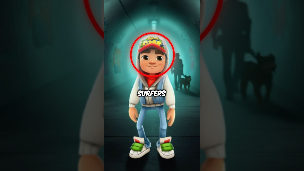 Why Jake from Subway Surfers never takes off his Cap? 🧢 #shorts