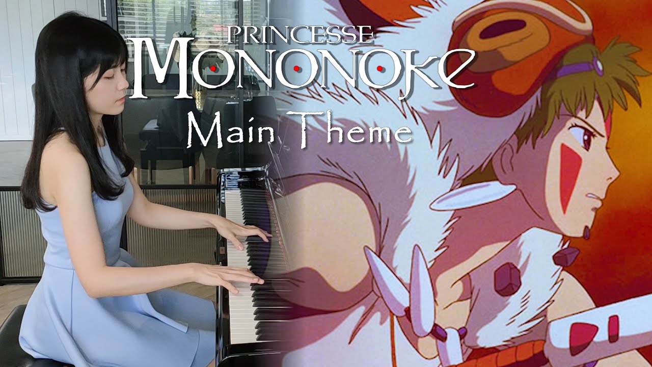 Princess Mononoke Main Theme [Piano] | もののけ姫 | Joe Hisaishi | 久石讓