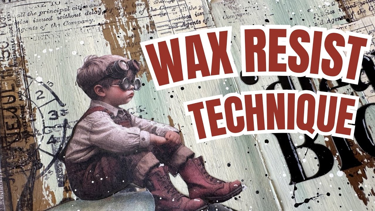 Discover the MAGIC of WAX RESIST in Your Art Journal Backgrounds