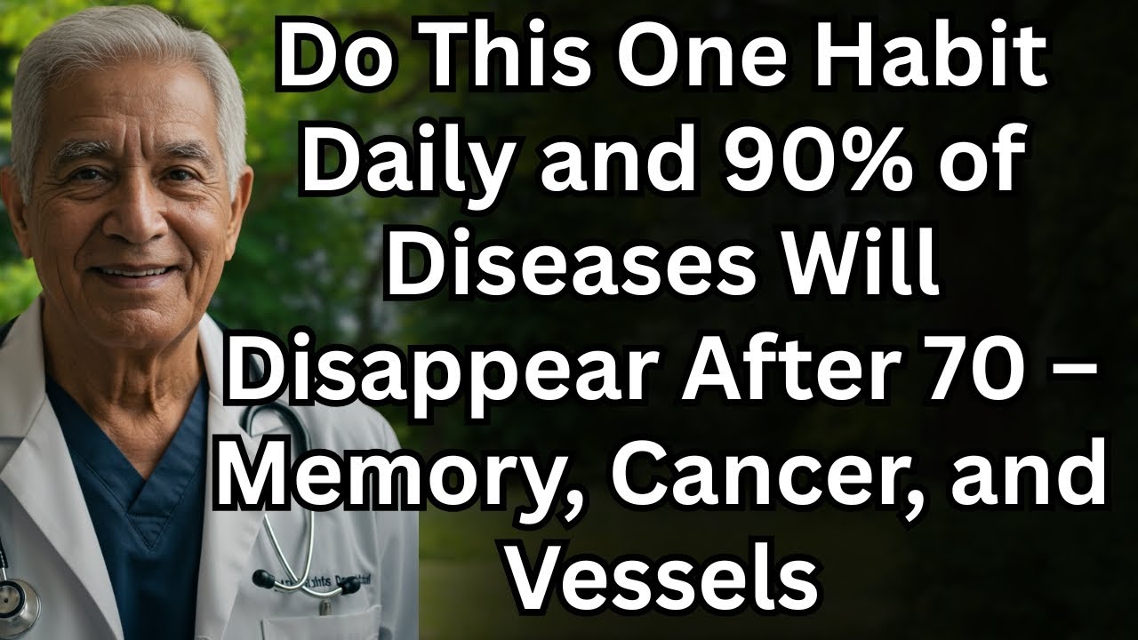 Do This One Habit Daily and 90% of Diseases Will Disappear After 70 &ndash; Memory, Cancer, and Vessels