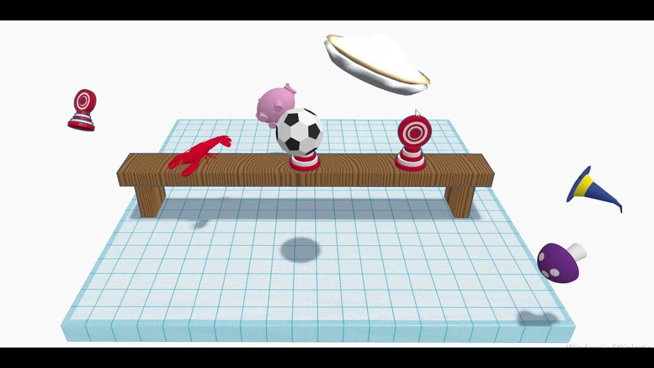 Tinkercad SimLab || Hedef Vurma Oyunu