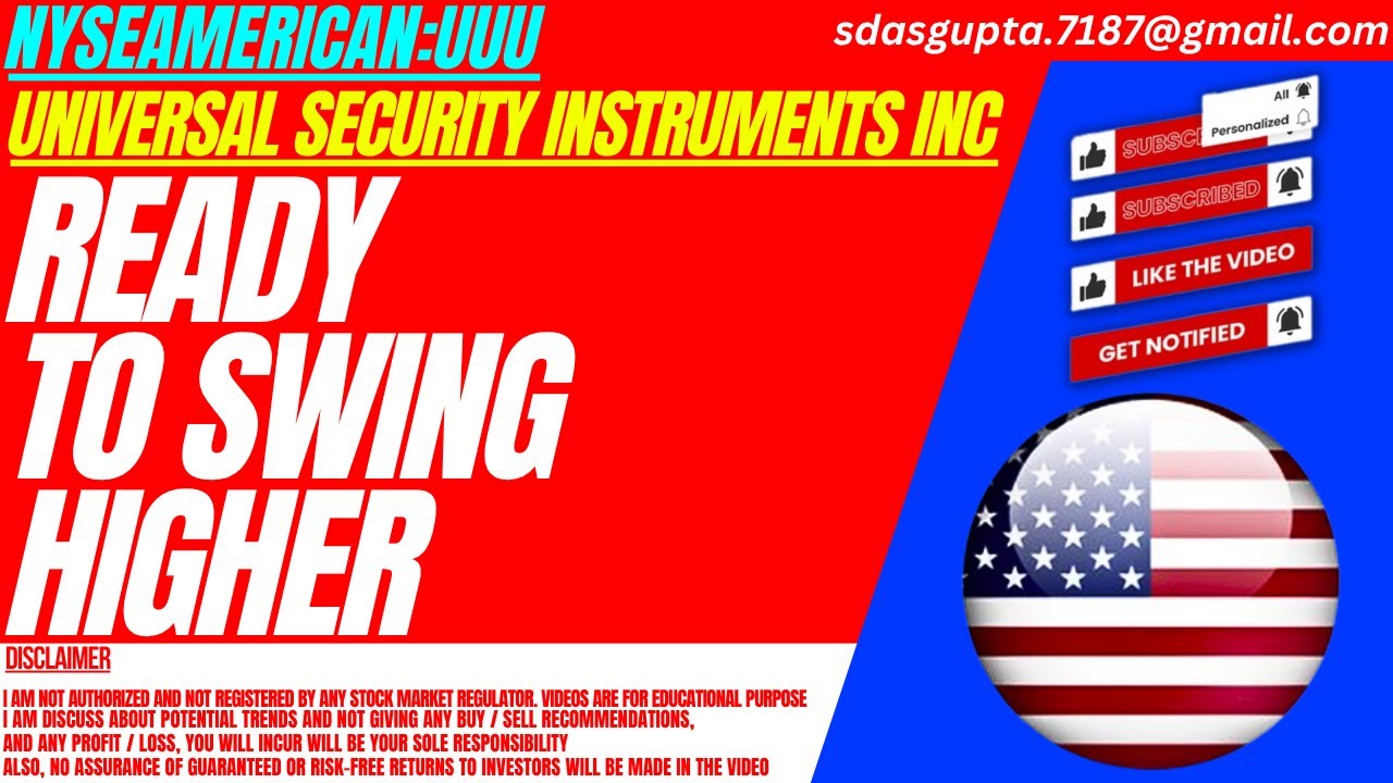 READY TO SWING HIGHER : UUU STOCK ANALYSIS | UNIVERSAL SECURITY INSTRUMENTS INC STOCK