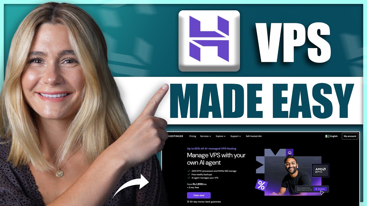 Как настроить VPS на Hostinger с помощью EasyPanel (урок для начинающих)