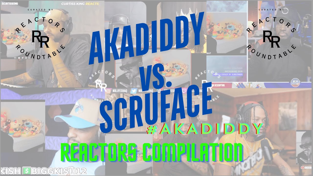Akadiddy - Scruface Jean Reactors #Compilation. Th #Annihilation of DJ Akademiks.