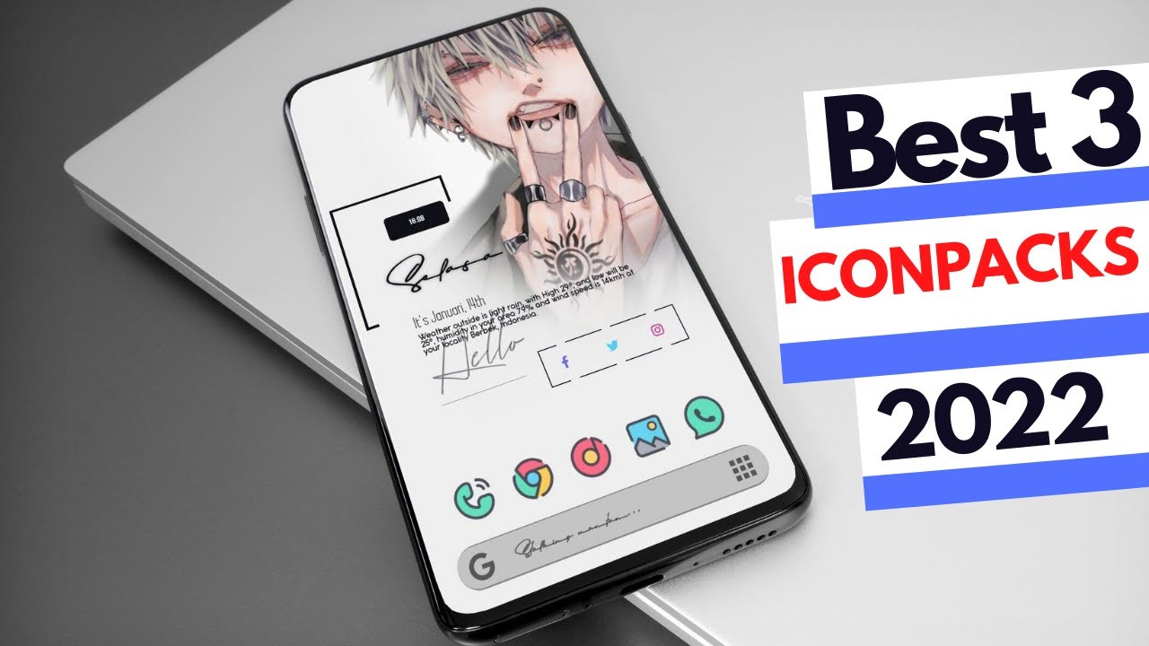 5 MUST HAVE Best Icon Pack For Android 2022 (Free Icon Packs)