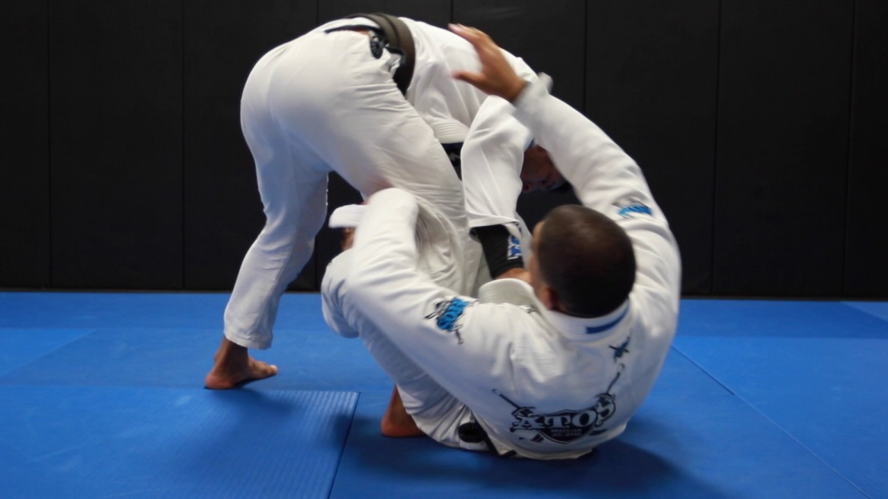 Inverted de la riva back take option: 3