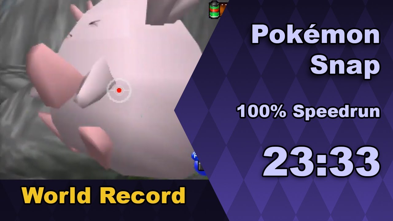 Pokémon Snap 100% Speedrun in 23:33 [Previous WR]