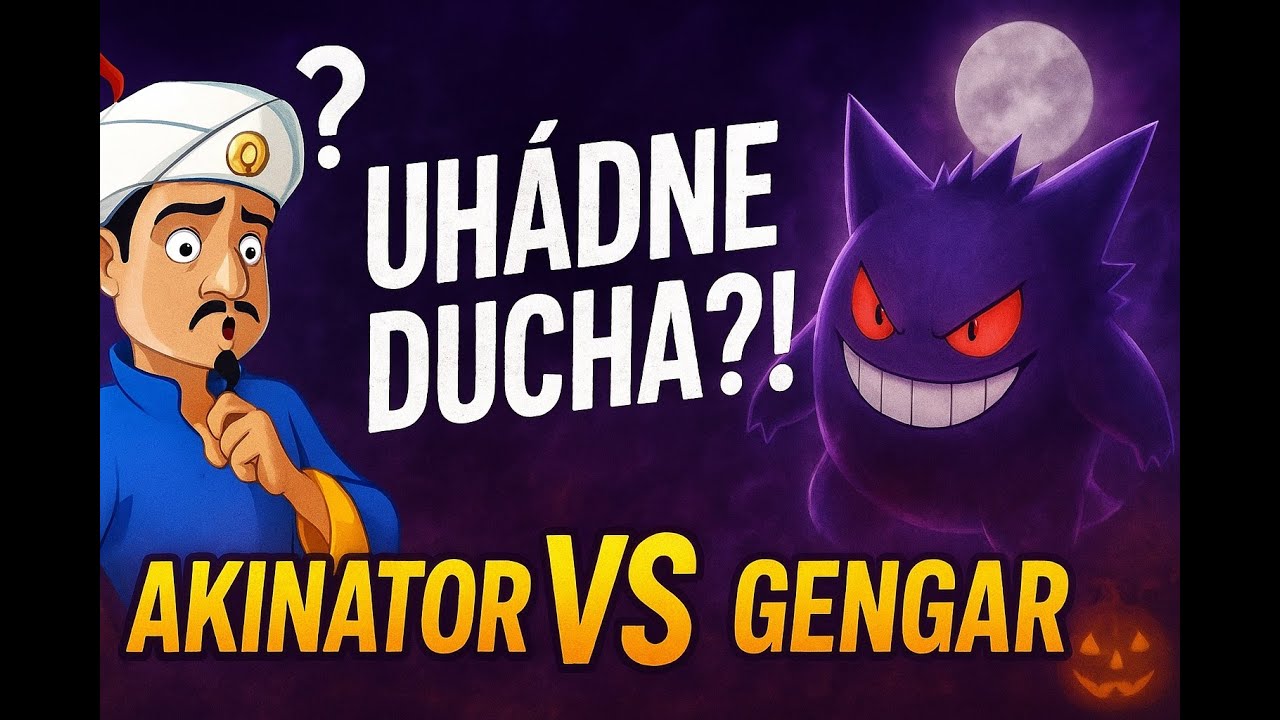 👻Akinator vs Strašidelné Pokémony: 🎃Dokáže uhádnuť Gengara?