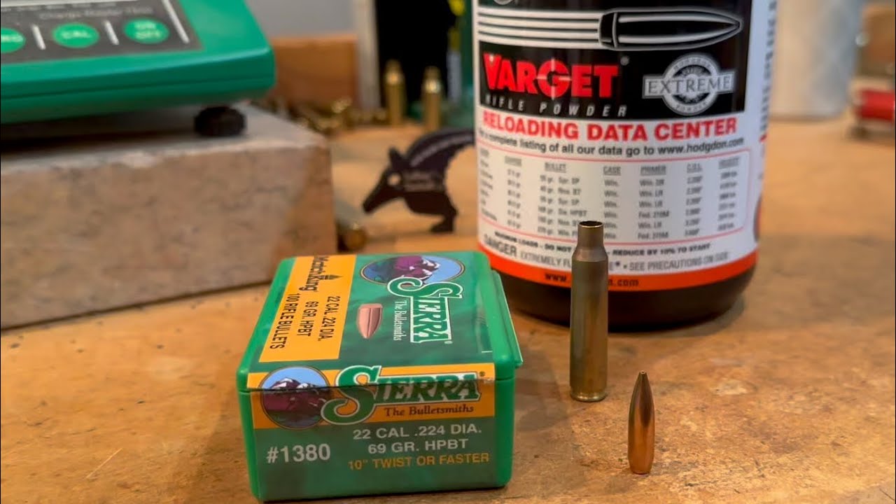 Sub half MOA 223 Load Development, 69gr Sierra SMK