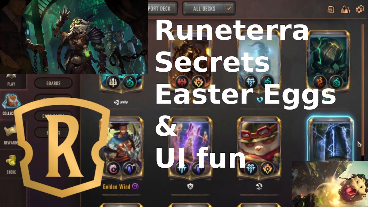 LoR Secrets, Easter Eggs & UI fun - Legends of Runeterra