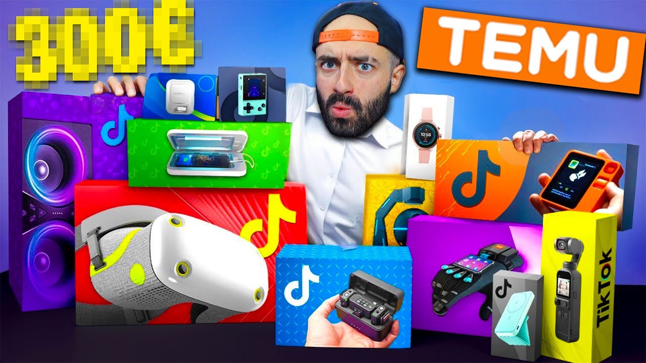 6 GADGET di TEMU... SOTTO I 20€ 📦 MEGA UNBOXING XL