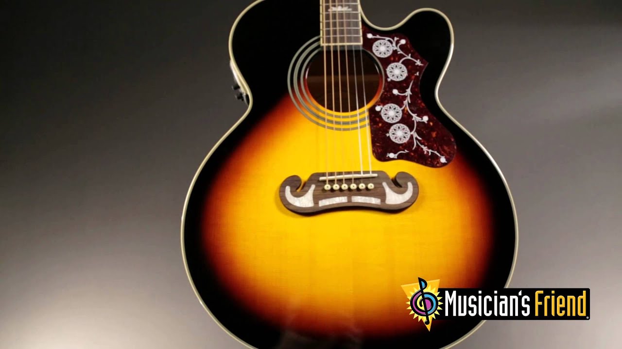 Epiphone EJ-200CE Acoustic-Electric Guitar Vintage Sunburst