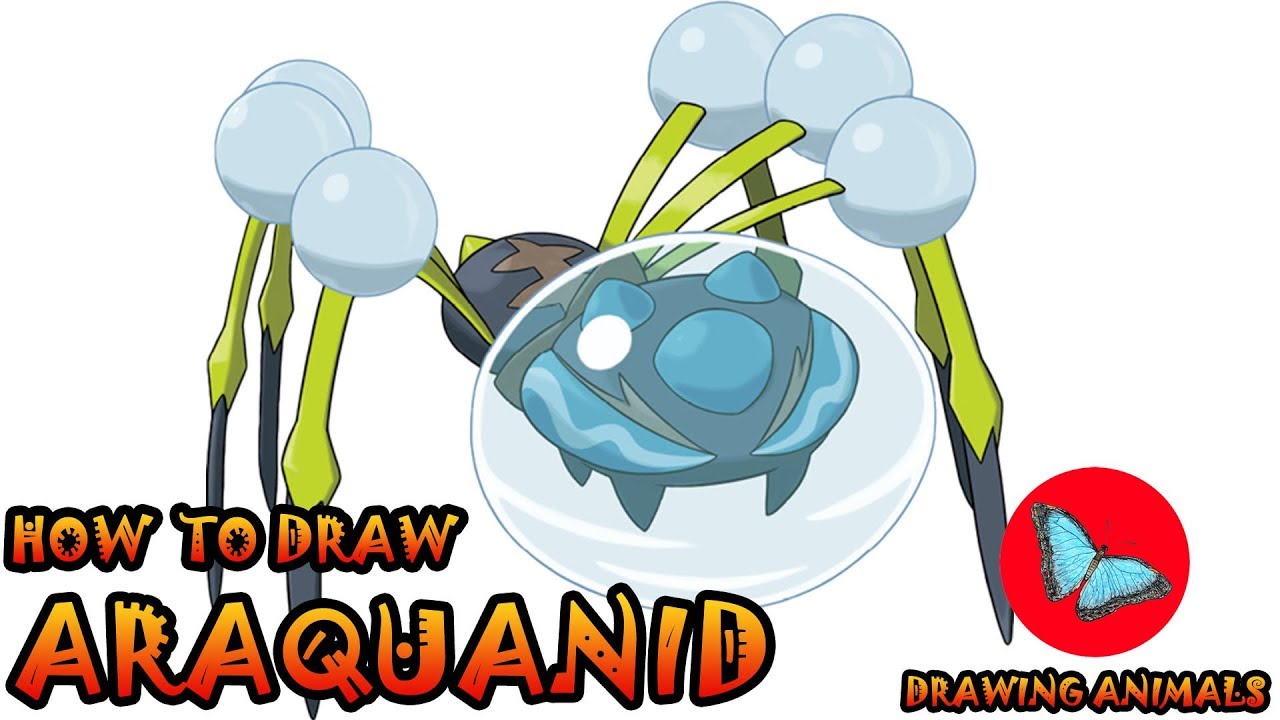 How To Draw Araquanid Pokemon | Drawing Animals