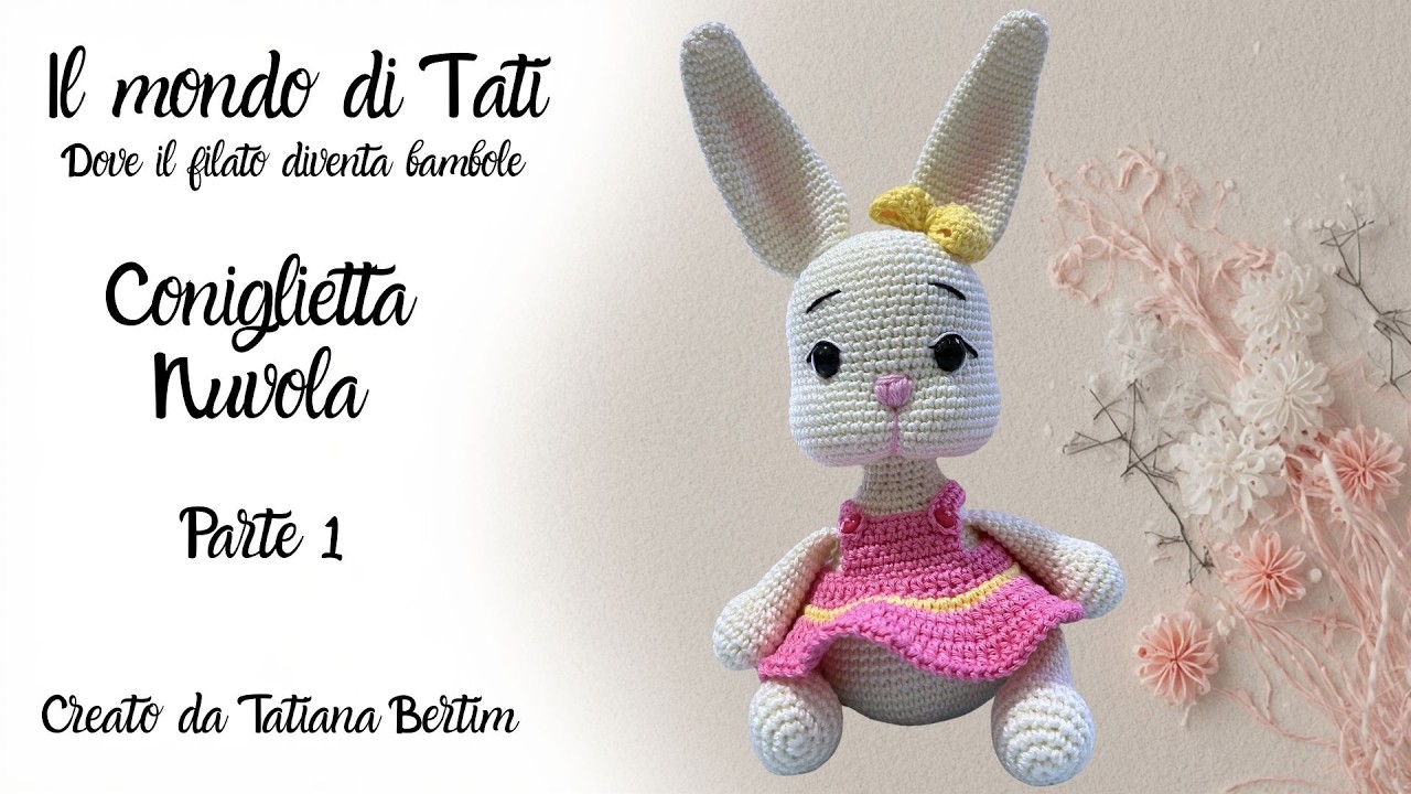Amigurumi - Coniglietta Nuvola - passo dopo passo - Parte 1