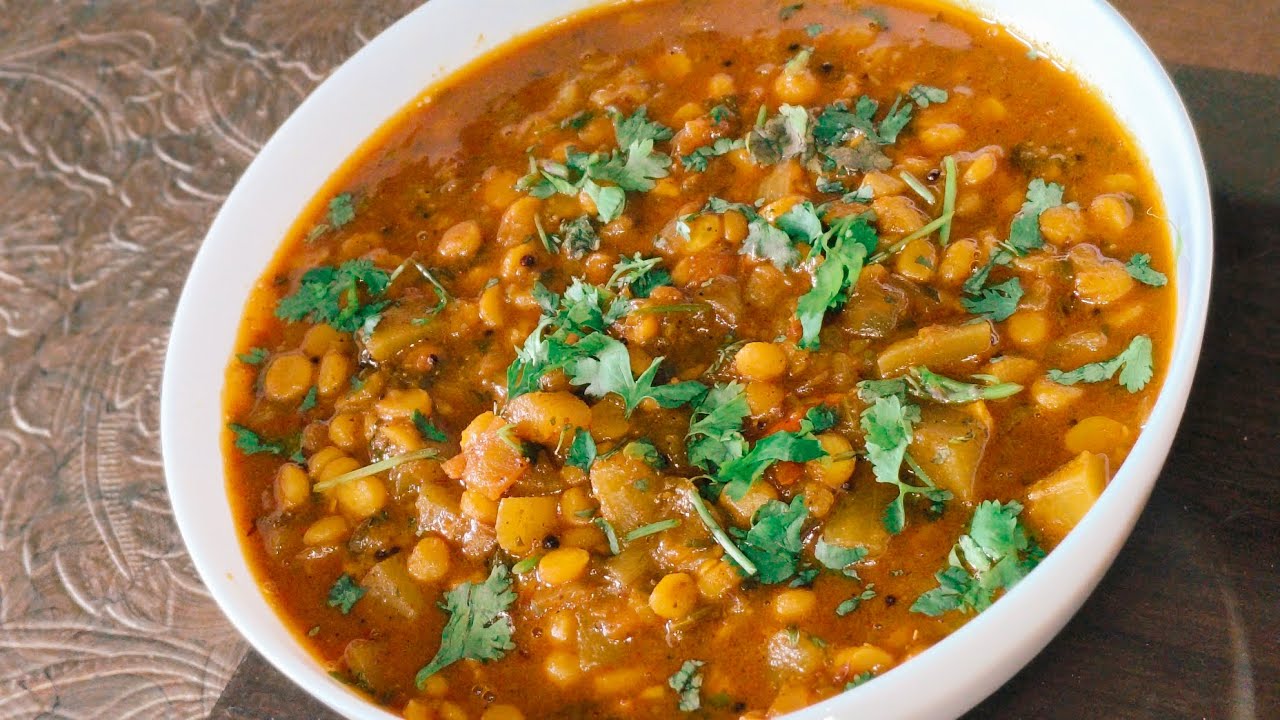 Gujarati Lauki Chana Dal Sabji | Khatti Meethi Sabji | Healthy Lunch Recipe