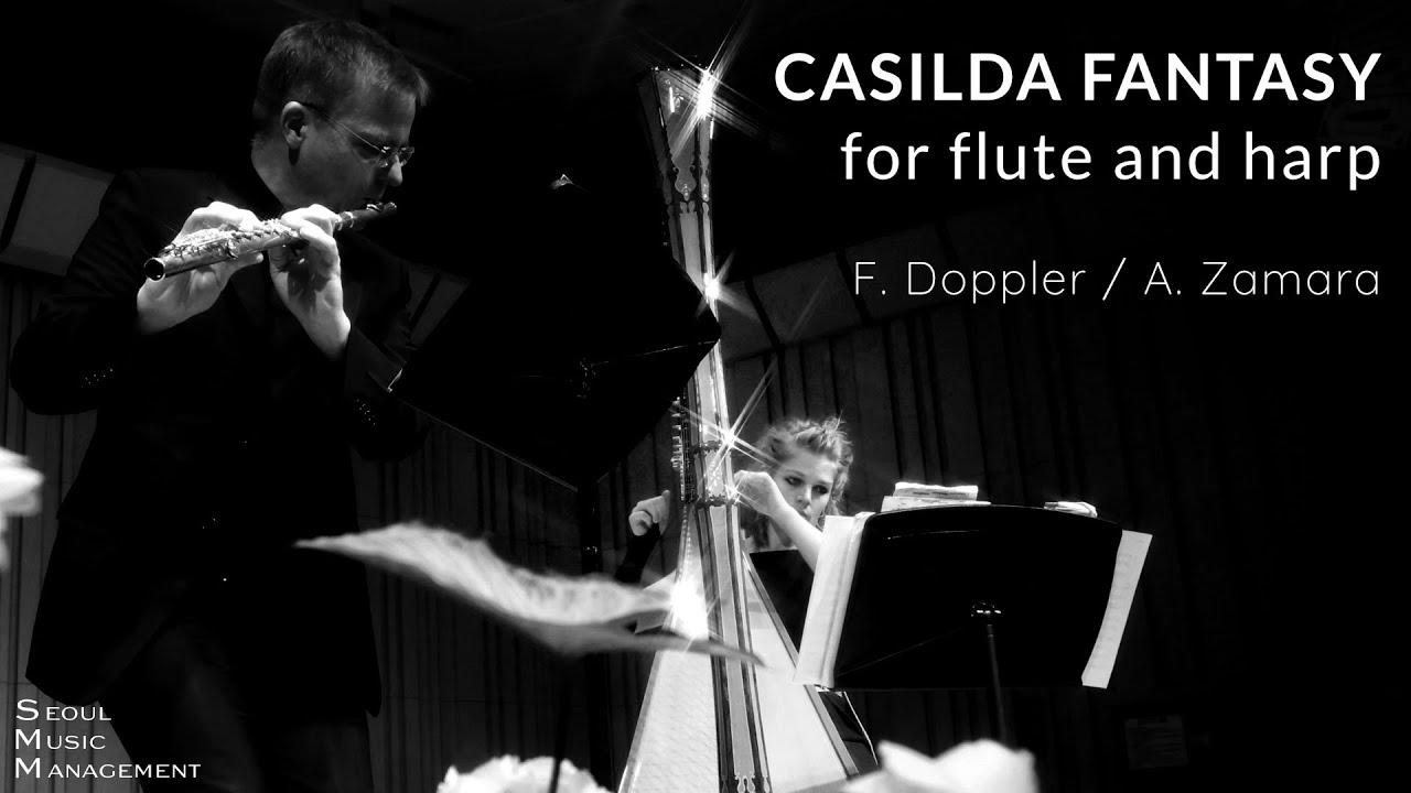 Doppler/Zamara - Casilda Fantasy for flute and harp | Henrik Wiese, Magdalena Hoffmann