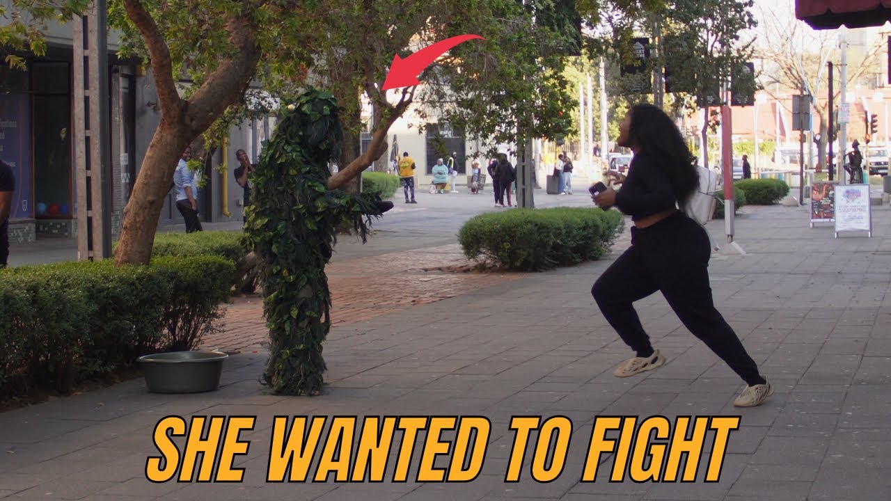 Watch People Jump Out of Their Skin! Bushman Prank Madness