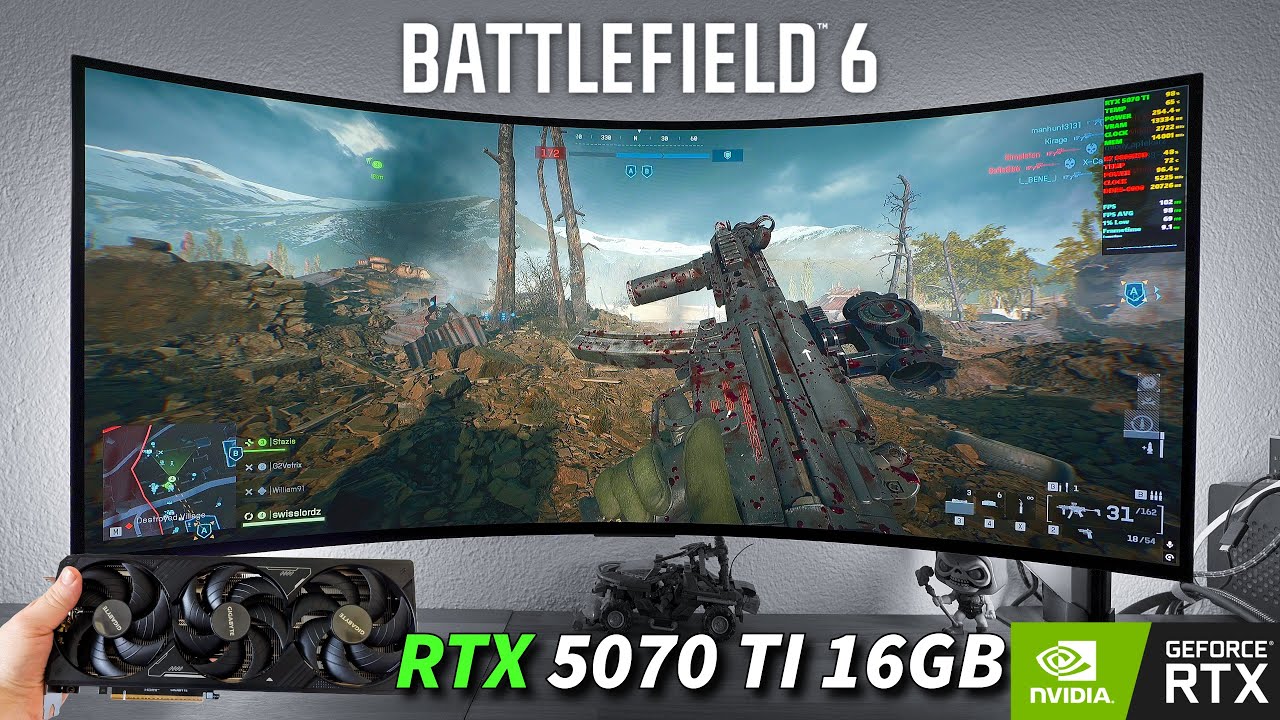 Battlefield 6 - RTX 5070 TI 16GB - LG UltraGear 39
