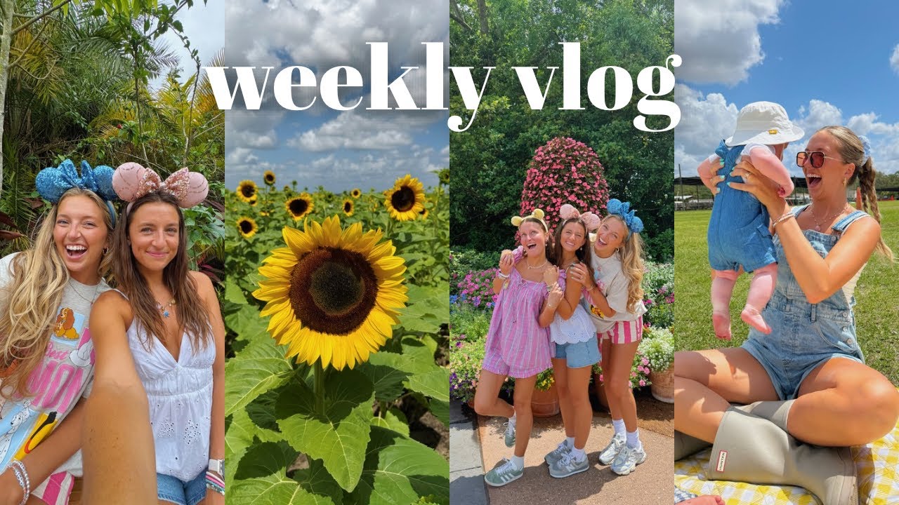 a spring vlog💘: going to the blueberry farm + Disney day with friends!!