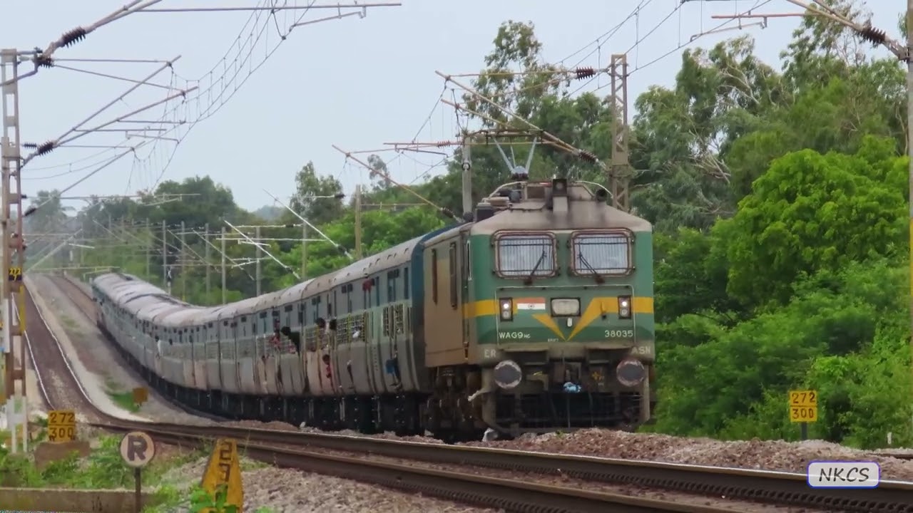 16 in 1 Speeding Perfect Crossing Electric Trains on Chennai Bengaluru 130 Kmph line #indianrailways